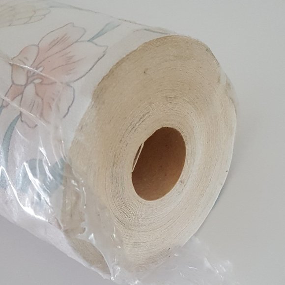 Vintage Vinyl Wallpaper Floral,Seashell/Leaf Teflon Dupont C&A Wallcvrn… - Picture 9 of 16